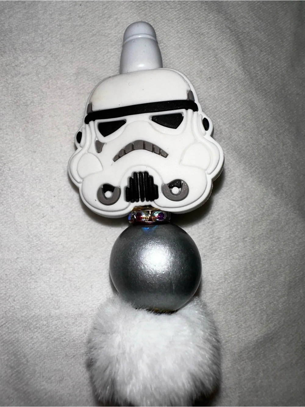 Stormtrooper Top White and Silver Decorative Pen